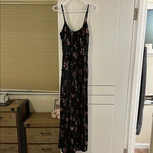 Floral Black jumpsuit